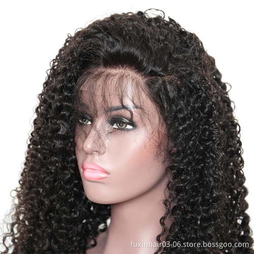 Queena hot sale 360 lace frontal wigs for black women, 100% hair human wig kinky curly